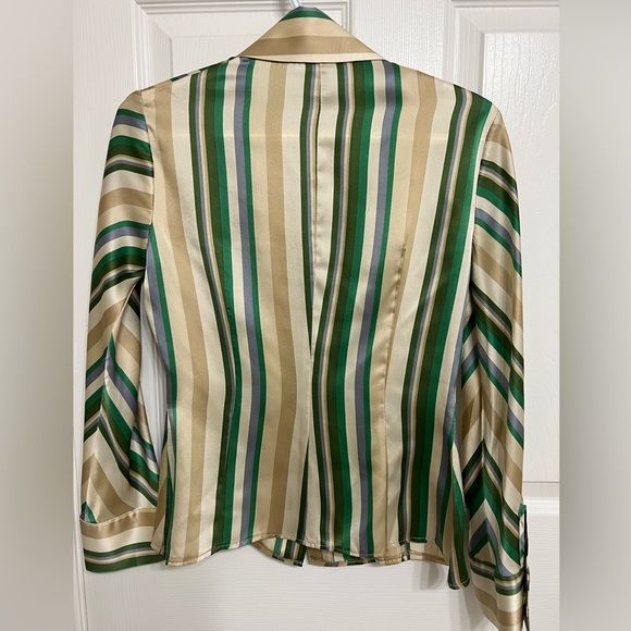 Vintage San Remo Silk Top size 40 - Picture 6 of 9